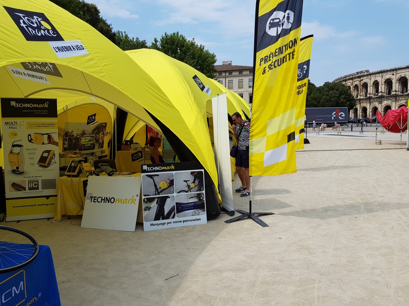 TECHNOMARK & THE FAN PARKS OF THE TOUR DE FRANCE 2019 Technomark Marking